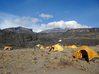 Campement sur le Kilimanjaro