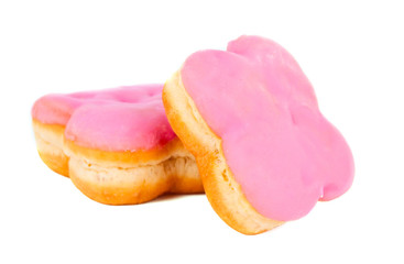 Fototapeta na wymiar Doughnuts isolated