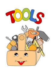 tools in a toolbox