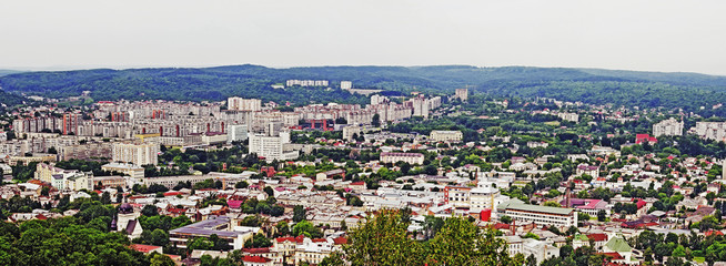 Fototapeta na wymiar Panorama Lwowa