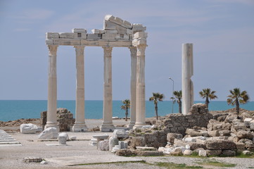Apollon-Tempel in Side, Türkei