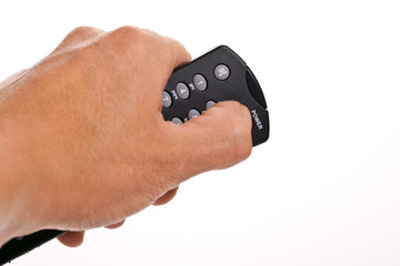 hand off the button pressing