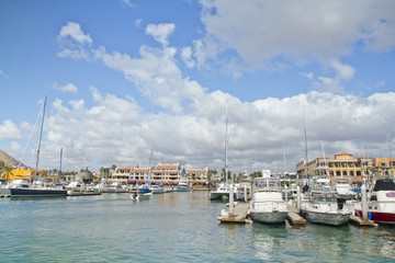 Fototapeta na wymiar cabo san lucas harbour