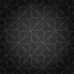 Seamless ornamental butterfly pattern