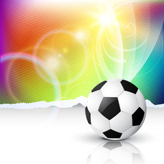 Obraz premium stylish vector football