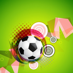 Obraz premium abstract football design