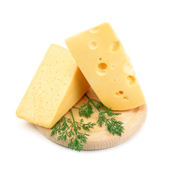 large chunks of cheese
