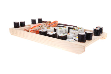 Maki Roll with live crab