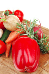 collection of raw vegetables
