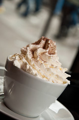 chocolat viennois en terrasse