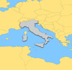 Map of Italy
