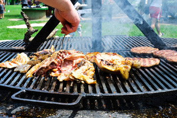 Prepare the grill