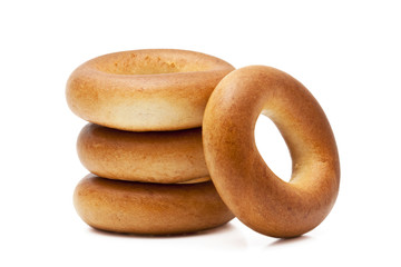 Bagels isolated on a white background