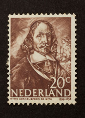 HOLLAND - CIRCA 1960: Stamp printed in the Netherlands
