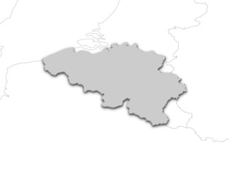 Map of Belgium