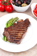 roast beef fillet and pasta