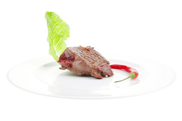 barbecued meat : beef