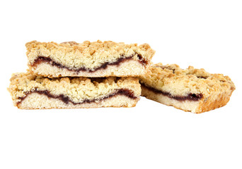 Sweet Cherry Pie isolated white background