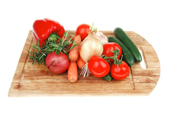 collection of fresh raw vegetables