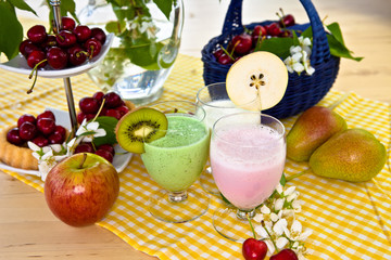 Frische Milchshakes