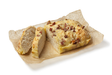 Cheese and bacon bread