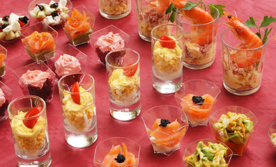 Cocktail de verrines