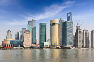 Fototapeta na wymiar shanghai lujiazui financial trade center