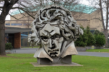 Beethon - a bust of Ludwig van Beethoven in Bonn, Germany