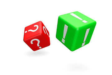 Question and exclamation marks