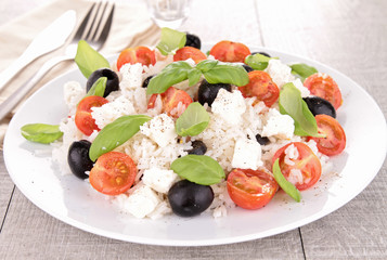 healthy rice salad