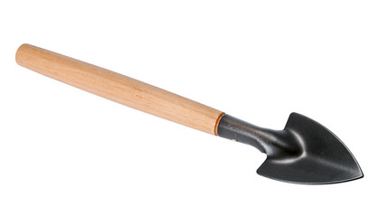 Shovel on white background.