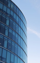 Modern glass skyscraper