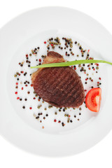 main entree : roasted lamb steak