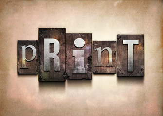 Print letterpress.