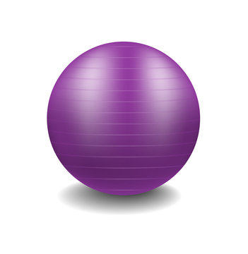 Purple Gym Ball