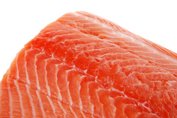 fresh uncooked salmon fillet