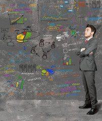 Businessman and new idea
