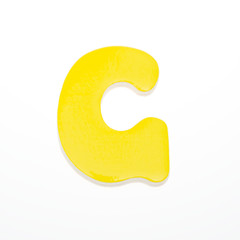 wooden toy letter G