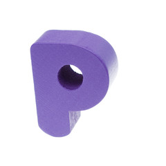 wooden toy letter p