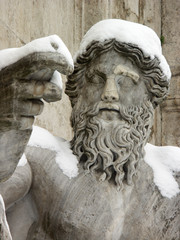 Obraz premium Roma innevata