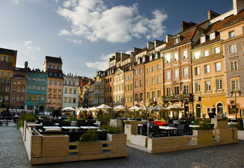 Fototapeta Rynek Starego Miasta w Warszawie obraz