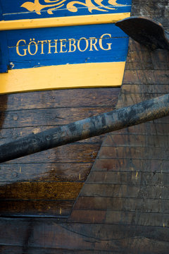 Frigate in harbor of Goteborg, Sweden