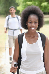 Hiking couple