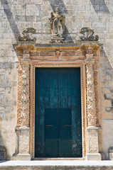 Fototapeta na wymiar Kościół Różaniec. Martano. Apulia. Włochy.