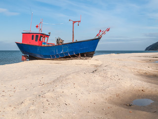 Fischkutter Ostseeküste Wollin
