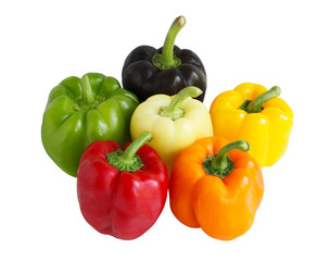 Six Bell Peppers