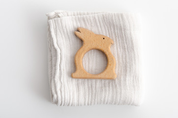 Beißring auf Windel