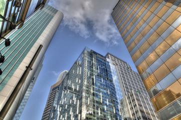 Fototapeta na wymiar Modern Buildings in Hong kong