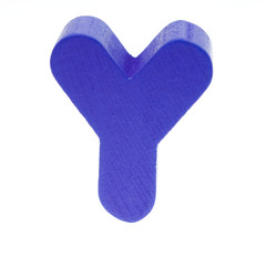 wooden toy letter Y