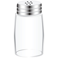 Empty salt shaker